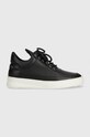 Замшевые кроссовки Filling Pieces Low Top Ripple замш чёрный 10128821861.