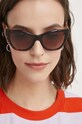 Emporio Armani okulary przeciwsłoneczne 0EA4176 brązowy AA00