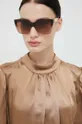 brązowy Versace okulary przeciwsłoneczne Damski