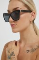 Moschino okulary przeciwsłoneczne jednolita czarny MOS066/S