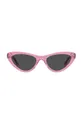 różowy Chiara Ferragni okulary przeciwsłoneczne