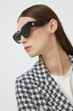 Jimmy Choo okulary przeciwsłoneczne kocie oczy brązowy SONJA/G/S