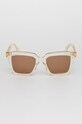 Akcesoria Bottega Veneta okulary przeciwsłoneczne BV1005S beżowy