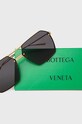 Bottega Veneta okulary przeciwsłoneczne złoty BV1045S