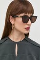 Bottega Veneta okulary przeciwsłoneczne kocie oczy brązowy BV1151S