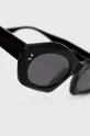 czarny MCQ okulary przeciwsłoneczne
