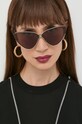 Balenciaga okulary przeciwsłoneczne jednolita złoty BB0191S