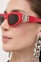 Γυαλιά ηλίου Balenciaga BB0095S κόκκινο