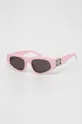Balenciaga okulary przeciwsłoneczne BB0095S różowy