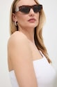 Balenciaga okulary przeciwsłoneczne kocie oczy brązowy BB0095S