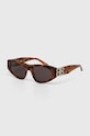 Balenciaga okulary przeciwsłoneczne BB0095S brązowy AA00