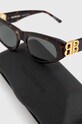 Sluneční brýle Balenciaga hnědá BB0095S
