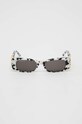 Balenciaga okulary przeciwsłoneczne BB0096S szary AA00