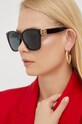 Balenciaga okulary przeciwsłoneczne kocie oczy brązowy BB0135SA