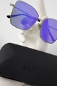 fioletowy Balenciaga okulary przeciwsłoneczne