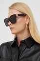 Balenciaga okulary przeciwsłoneczne kocie oczy czarny BB0103SA