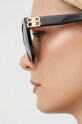 Balenciaga okulary przeciwsłoneczne BB0103SA czarny