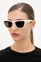 Saint Laurent okulary przeciwsłoneczne jednolita beżowy SL.M103