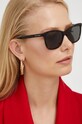 Saint Laurent okulary przeciwsłoneczne jednolita brązowy SL.502