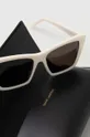 белый Солнцезащитные очки Saint Laurent