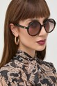 Gucci ochelari de soare rotund maro GG1067S