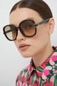 Gucci okulary przeciwsłoneczne gradientowa zielony GG1068SA