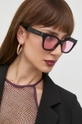 fioletowy Gucci okulary przeciwsłoneczne Damski