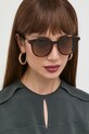 Gucci okulary przeciwsłoneczne kocie oczy brązowy GG1073SK