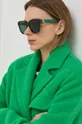 zielony Gucci okulary przeciwsłoneczne Damski
