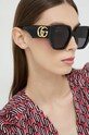 Gucci okulary przeciwsłoneczne jednolita czarny GG0956S