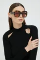 rjava Sončna očala Gucci Ženski