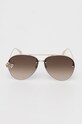 Alexander McQueen okulary przeciwsłoneczne AM0272S złoty AA00