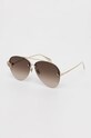 Akcesoria Alexander McQueen okulary przeciwsłoneczne AM0272S złoty