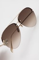 Alexander McQueen okulary przeciwsłoneczne złoty AM0272S