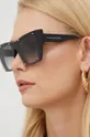fekete Alexander McQueen napszemüveg Női