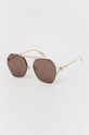 Γυαλιά ηλίου Alexander McQueen AM0367S χρυσαφί AA00