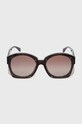 Akcesoria Alexander McQueen okulary przeciwsłoneczne AM0334S brązowy
