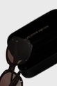 brązowy Alexander McQueen okulary przeciwsłoneczne