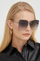 szary Alexander McQueen okulary przeciwsłoneczne Damski