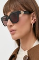 Gucci okulary przeciwsłoneczne kocie oczy brązowy GG1023S.005