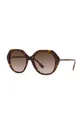 Сонцезахисні окуляри Burberry коричневий