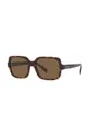 brązowy Emporio Armani okulary przeciwsłoneczne Damski