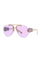 Versace okulary przeciwsłoneczne jednolita różowy 0VE2250