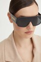 Versace okulary przeciwsłoneczne jednolita czarny 0VE4439
