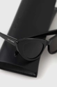 czarny Saint Laurent okulary przeciwsłoneczne