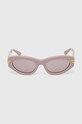Akcesoria Bottega Veneta okulary przeciwsłoneczne BV1189S różowy