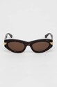 Akcesoria Bottega Veneta okulary przeciwsłoneczne BV1189S brązowy