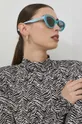 turkusowy Gucci okulary przeciwsłoneczne Damski