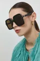 czarny Gucci okulary przeciwsłoneczne GG1241S Damski