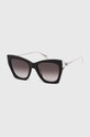 Alexander McQueen okulary przeciwsłoneczne AM0375S srebrny AA00